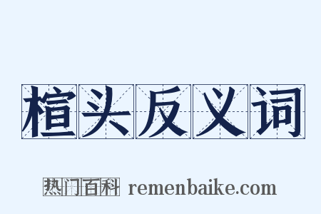 楦头反义词是什么意思的图片